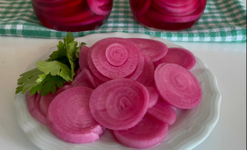 Doğal Antibiyotik Kırmızı Soğan Turşusu