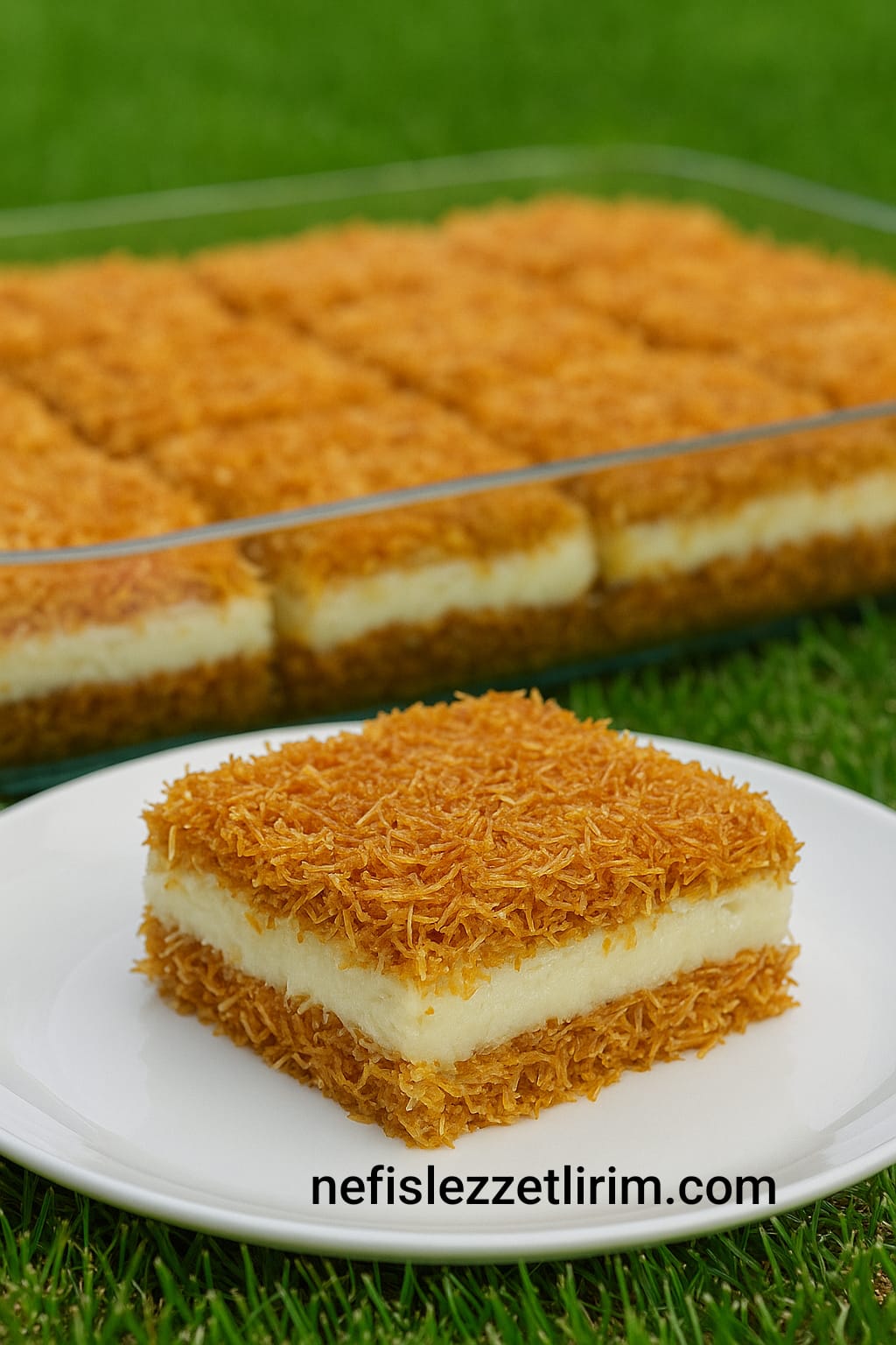 Borcamda Muhallebili Kadayıf Tarifi