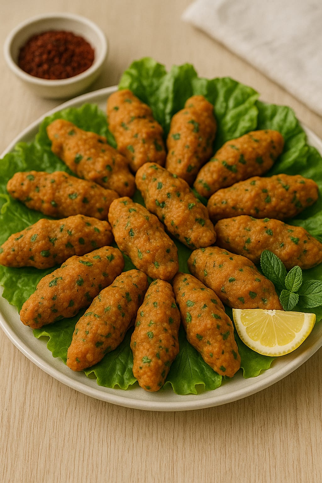 Sağlıklı Doyurucu Mercimek Köftesi