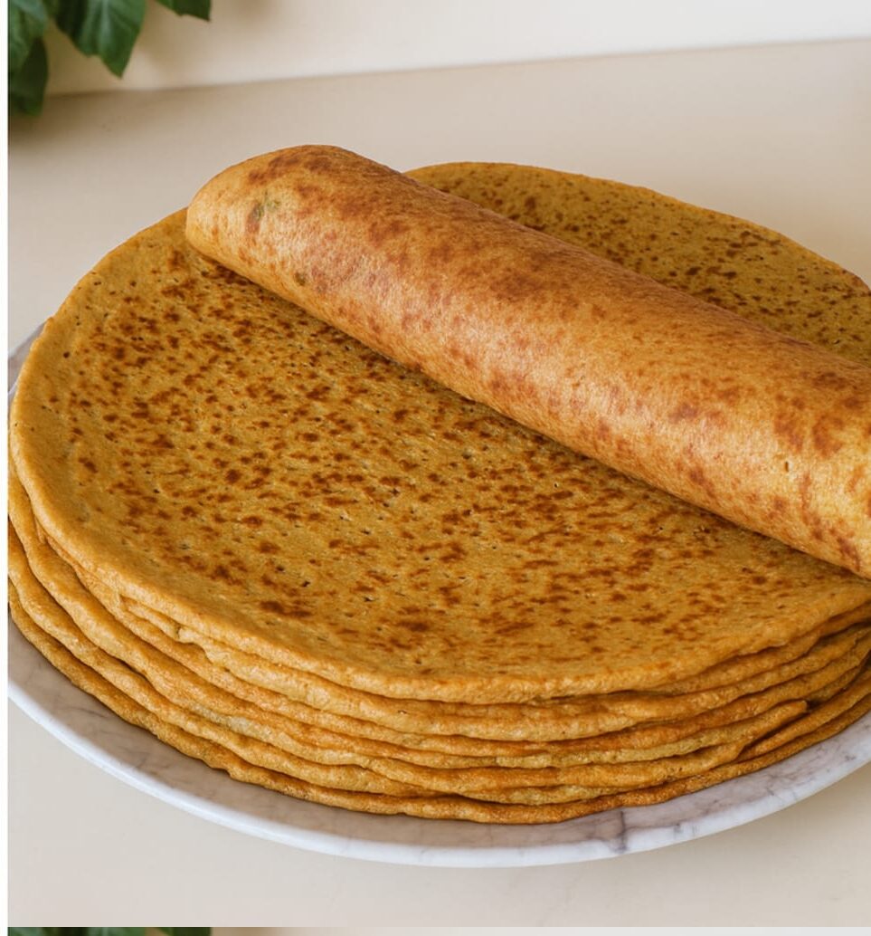 Baharatlı Mercimekli Krep Dürüm