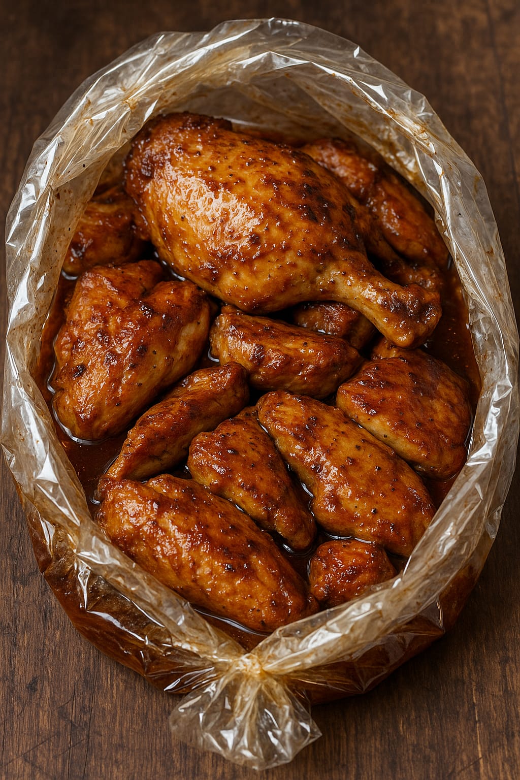 Fırın Poşetinde Bal-Soya Soslu Hindi