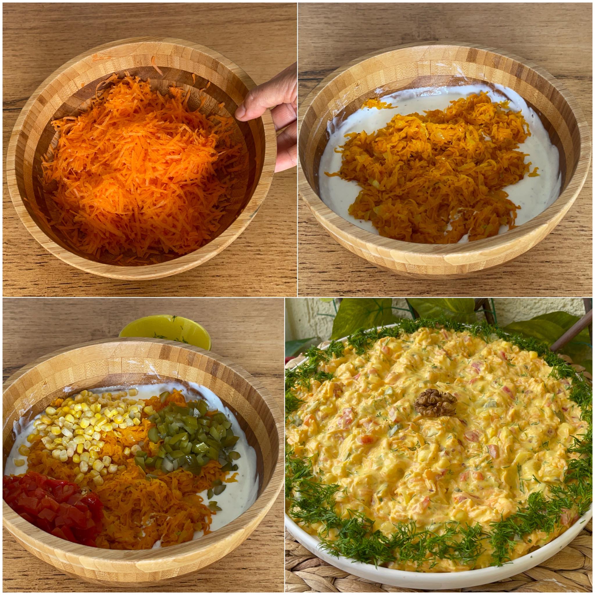 Yedikçe Yediren Yoğurtlu Havuç Mezesi